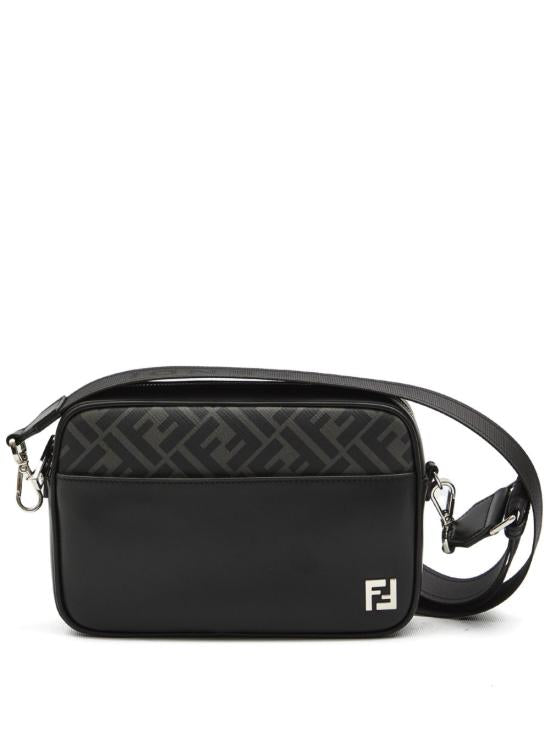 Rectangular Calf Leather Crossbody Bag