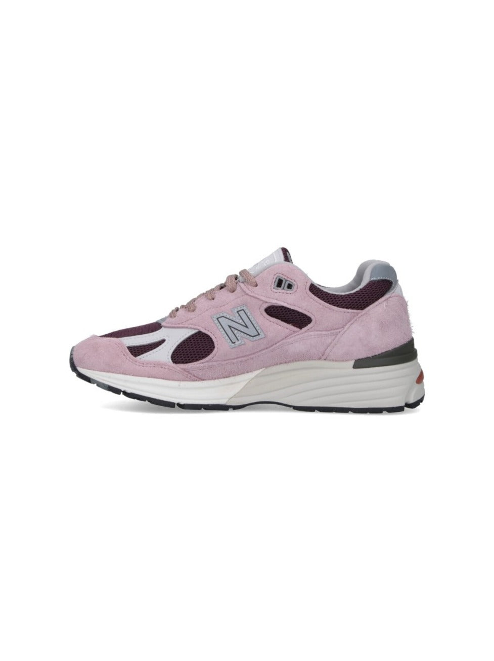 Suede And Mesh Sneakers With Iconic Branding And Textured Accents
