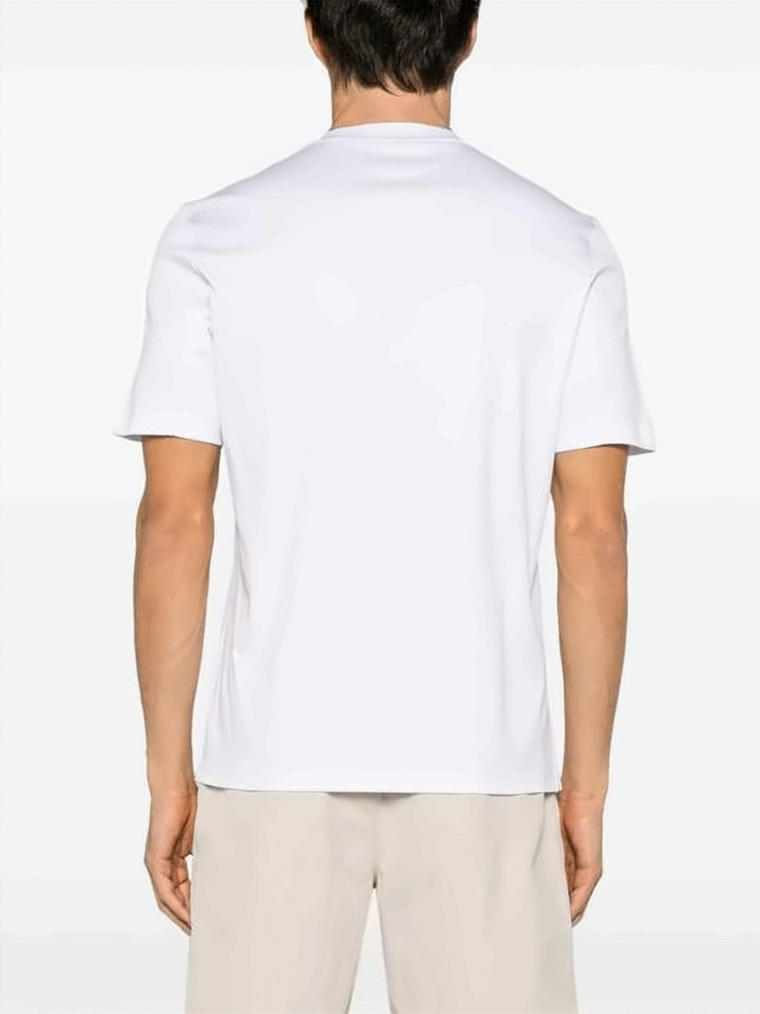 Cotton Jersey Crew Neck T-Shirt