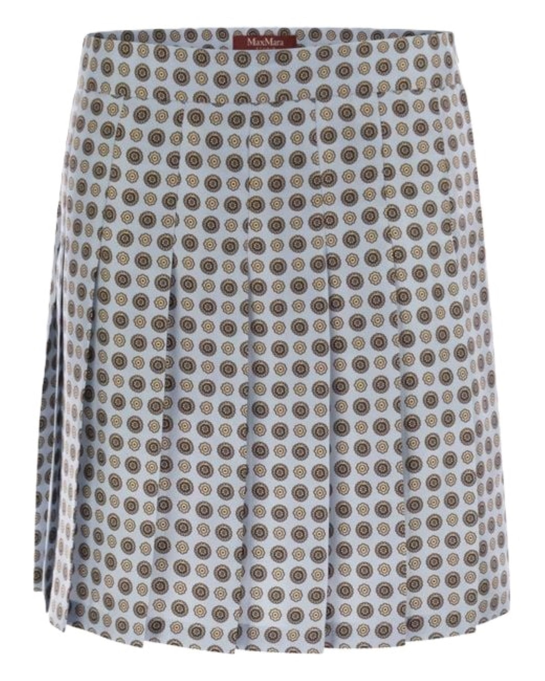Pleated Skirt With Structured Waistband