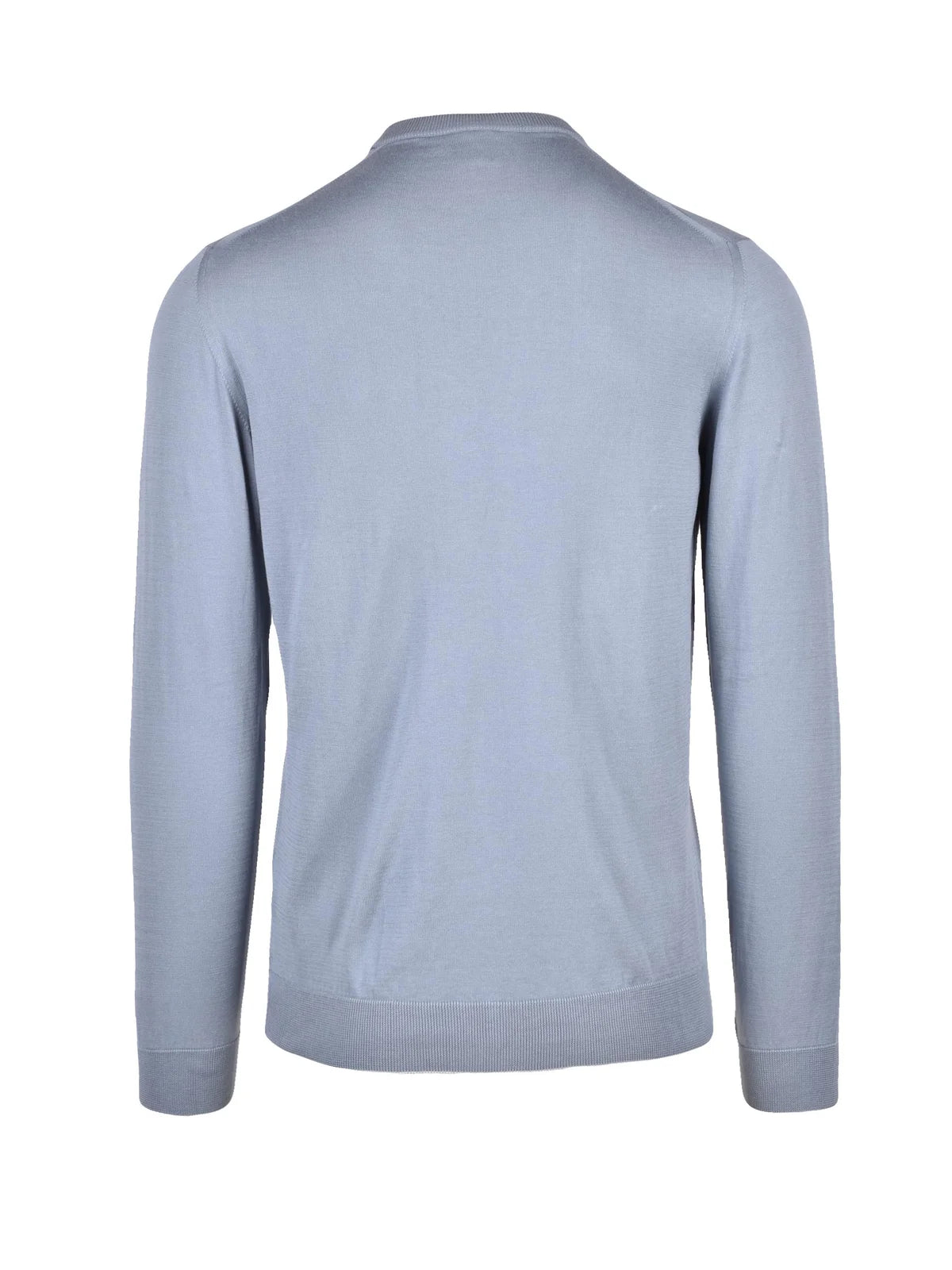 Blue Men Cotton Crew Neck Sweater