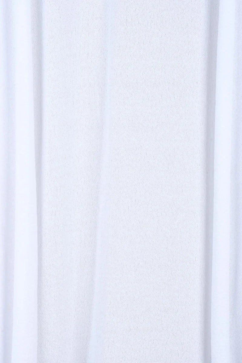 Long Open Cardigan - White