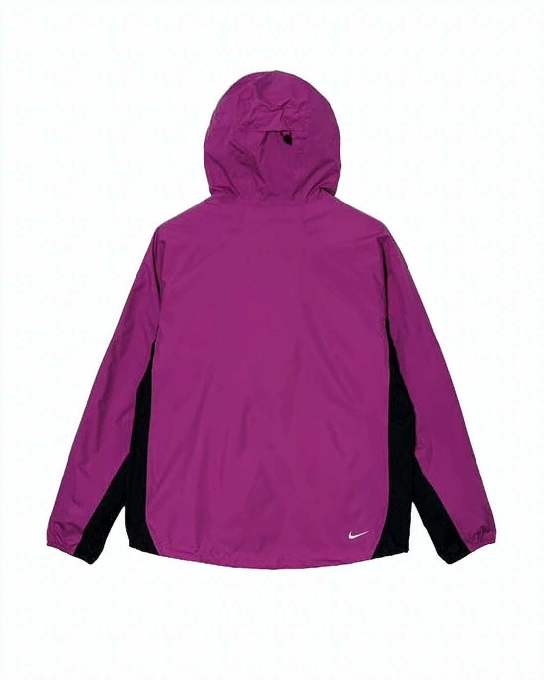 Purple Jacket with Contrasting Black Panels