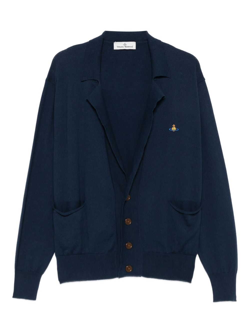 Navy V-Neck Sweater