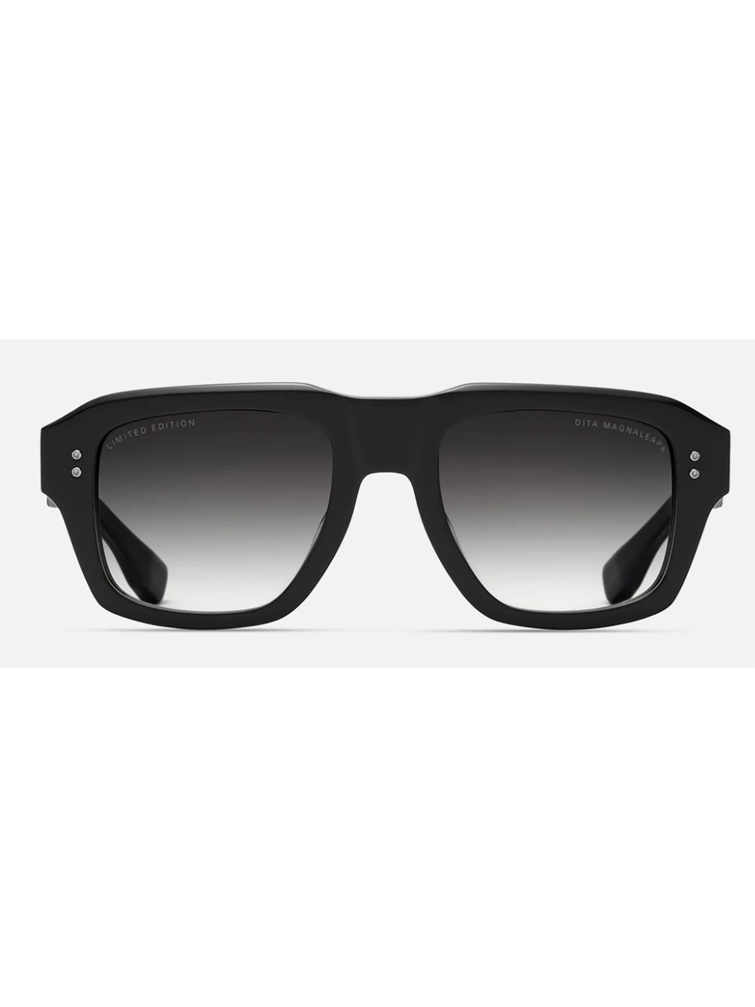 Bold Angular-Frame Sunglasses with Textured Temples