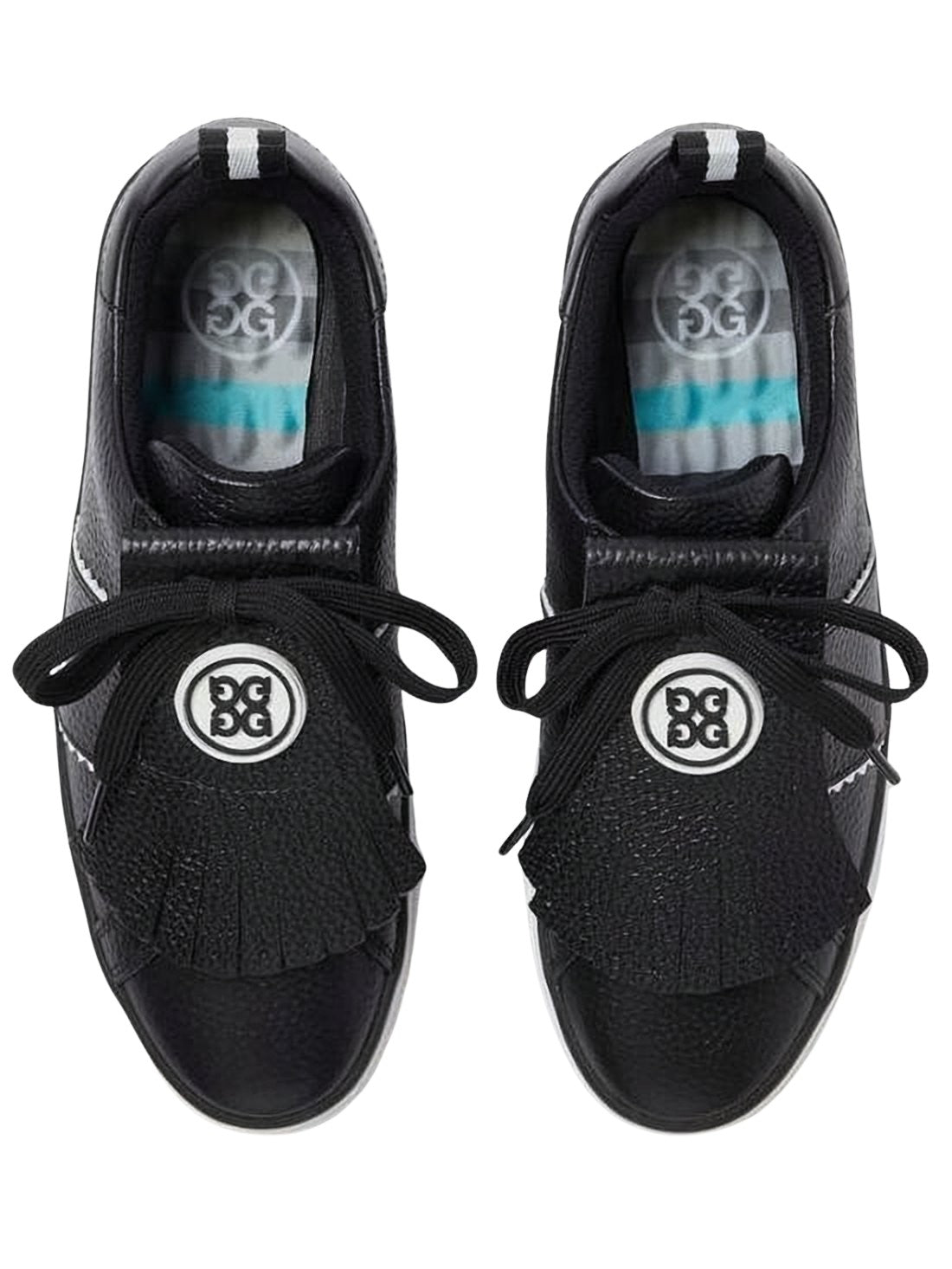 Textured Leather Low-Top Sneakers with Fringe Detail