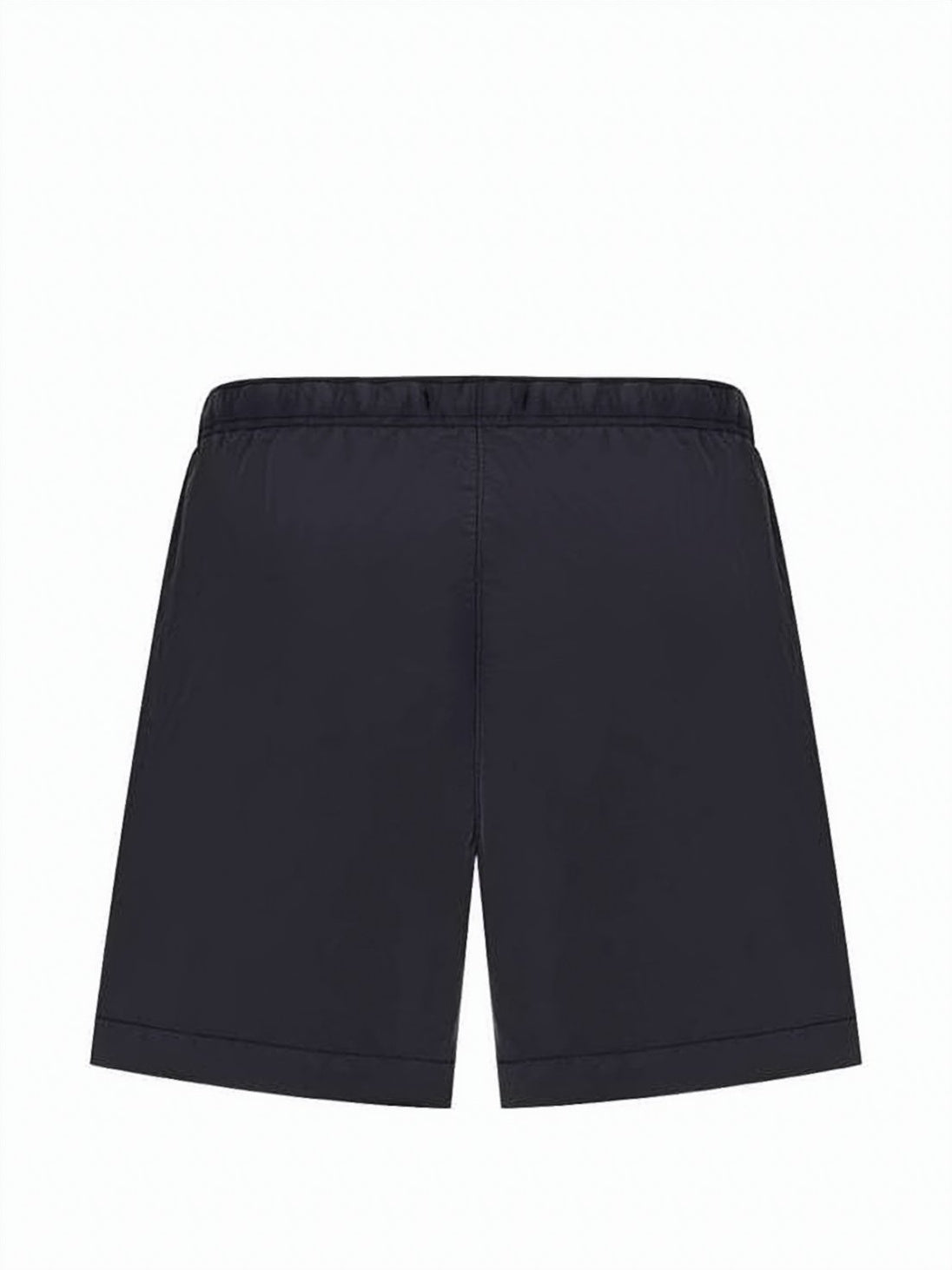 Black Mid-Thigh Length Lightweight Polyamide Shorts