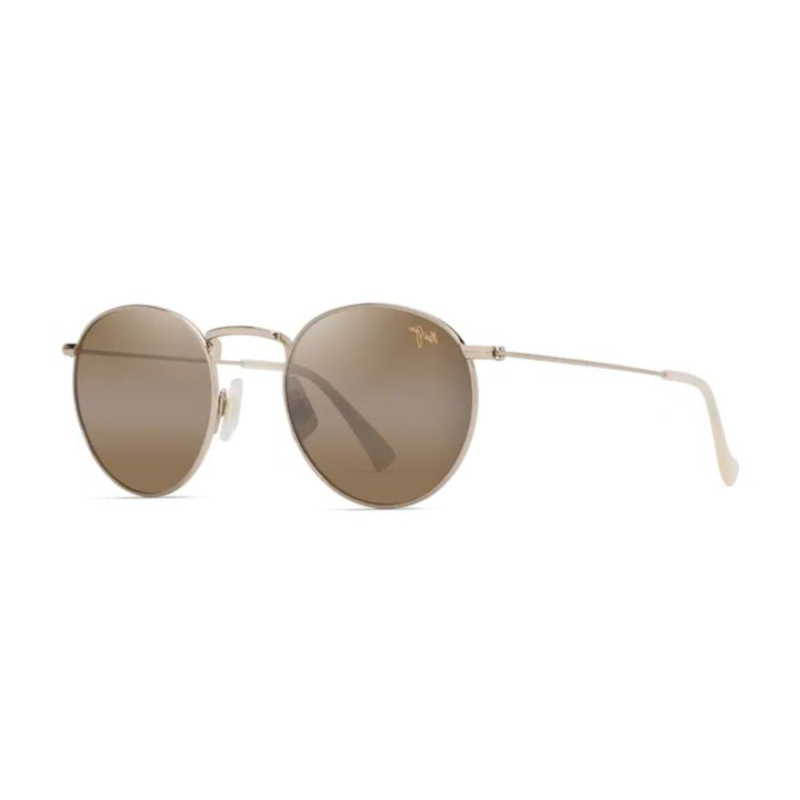 Pukaua Minimalist Round Frame Sunglasses with Adjustable Nose Pads