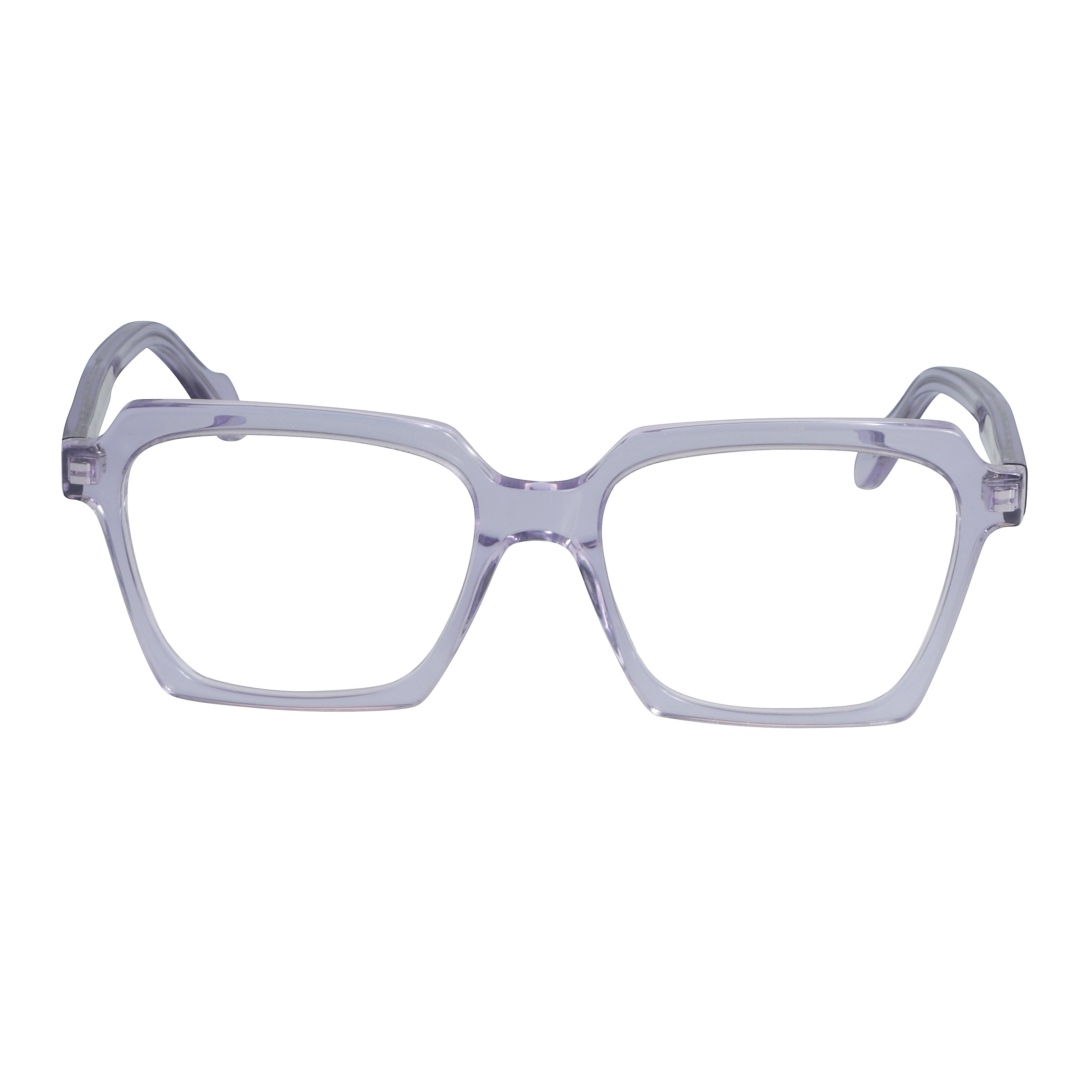Kallima Light Translucent Light Purple Geometric Eyeglasses