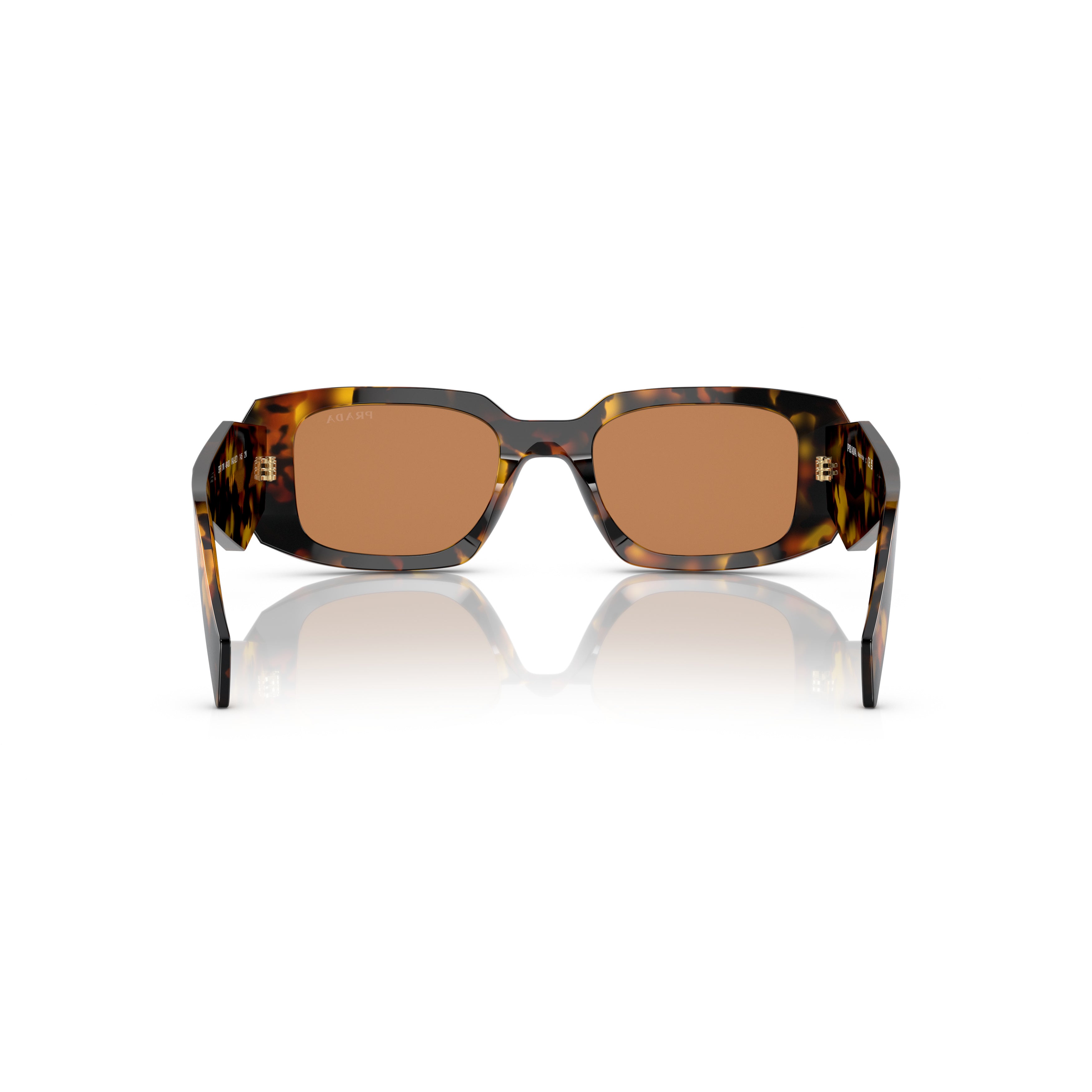 0pr 17ws Geometric Rectangular Tortoiseshell Sunglasses