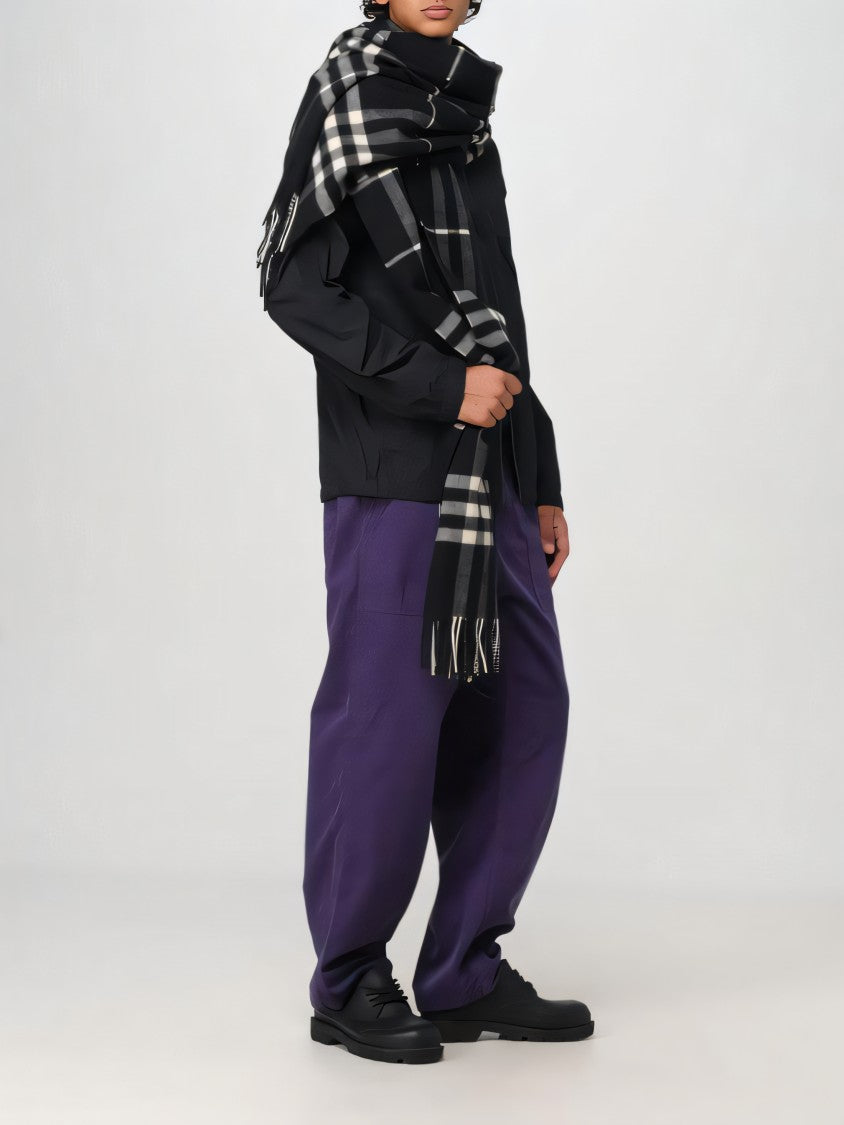 Black Jacket with High Collar and Full Zip Closure