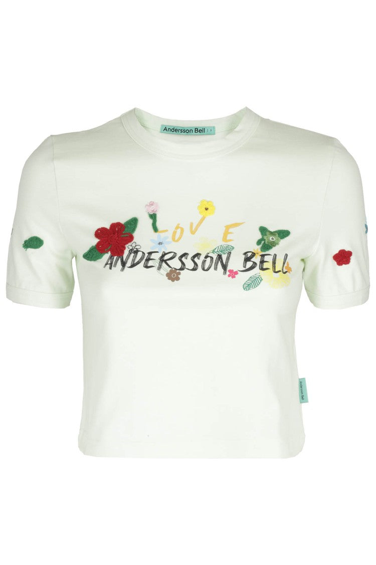 T-shirt z logo Dasha Flower Garden
