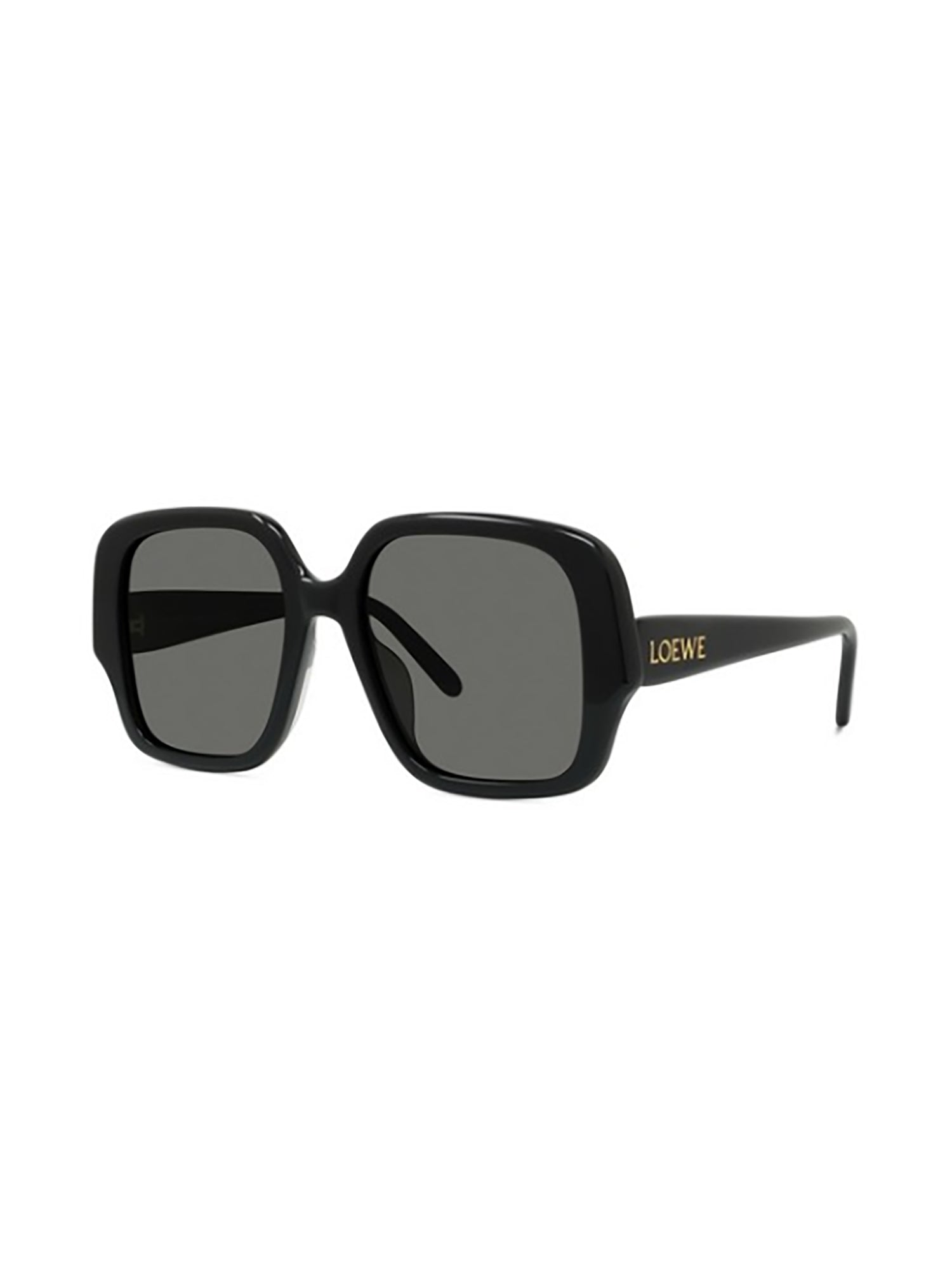 Oversized Kwadratowe Okulary Przeciwsłoneczne w Kolorze Czarnym