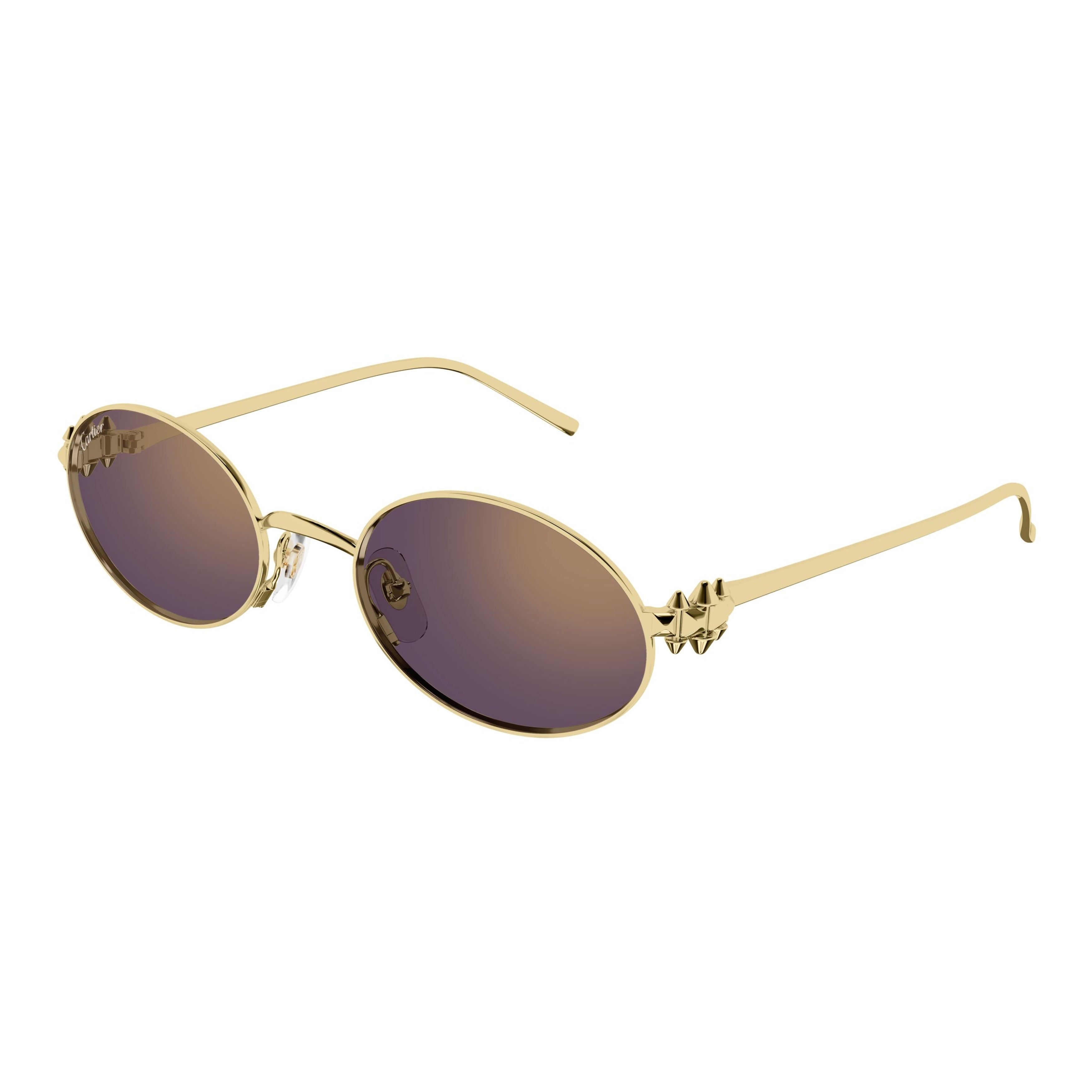 Ct0644s Gradient Purple-Tinted Oval Sunglasses