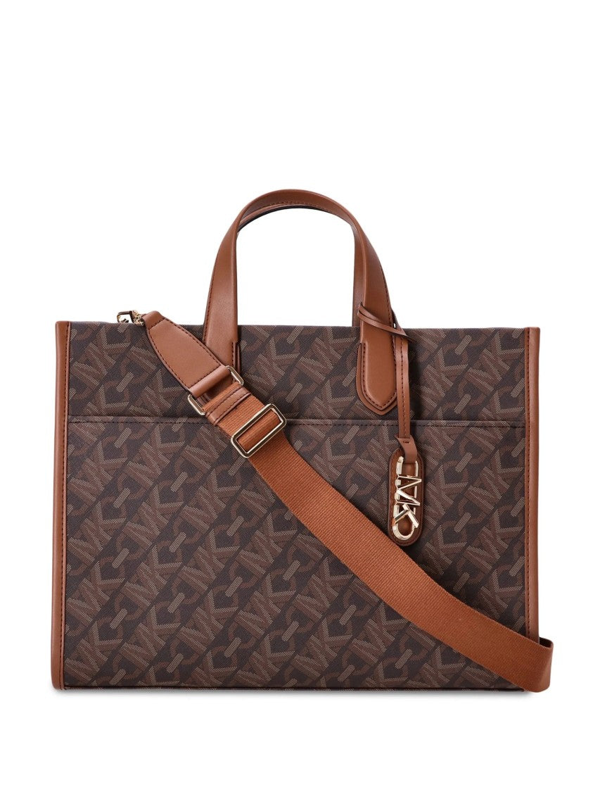 Structured Monogram Bag With Dual Handles