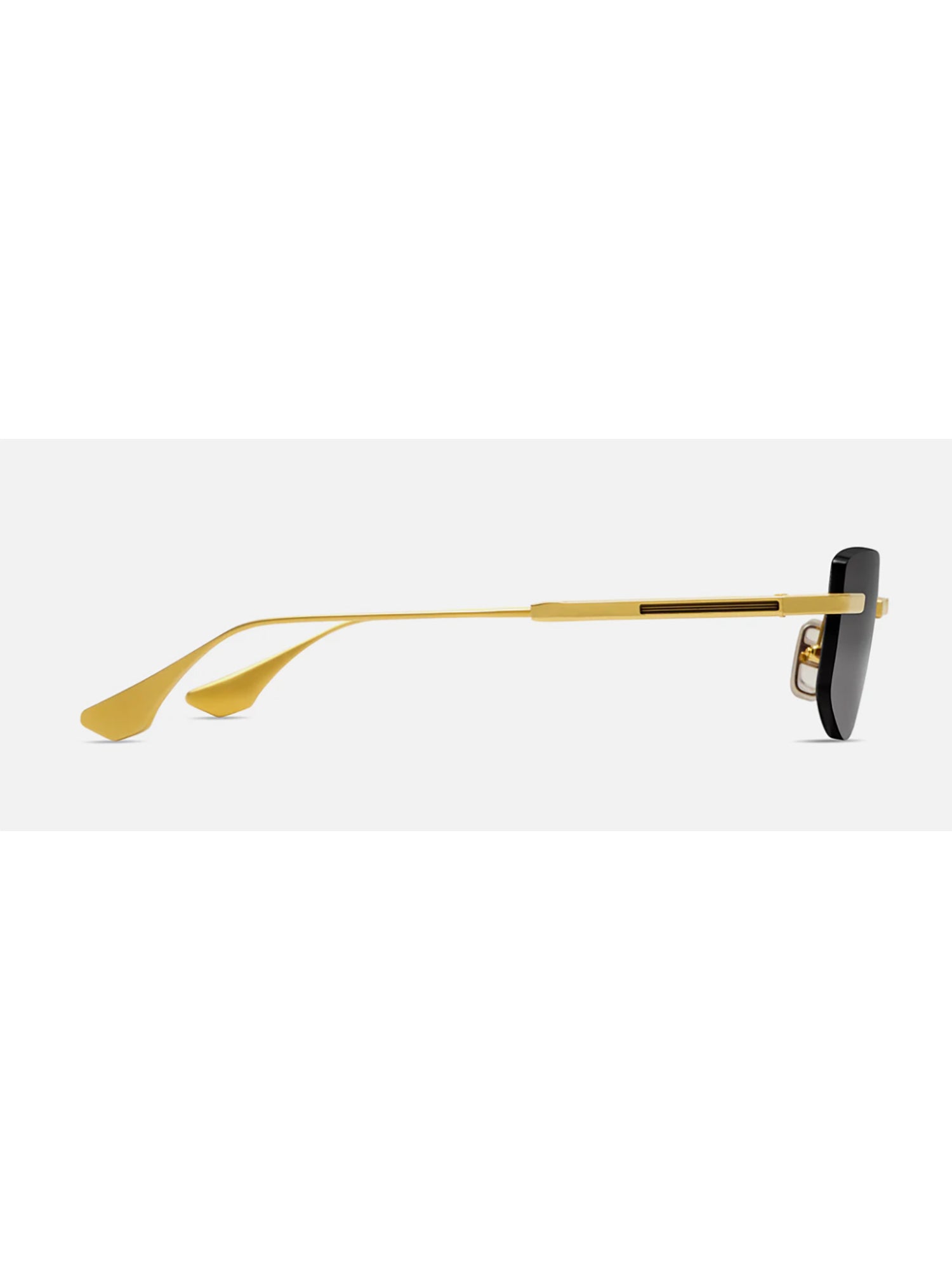 Rectangular Metallic Finish Dita Sunglasses