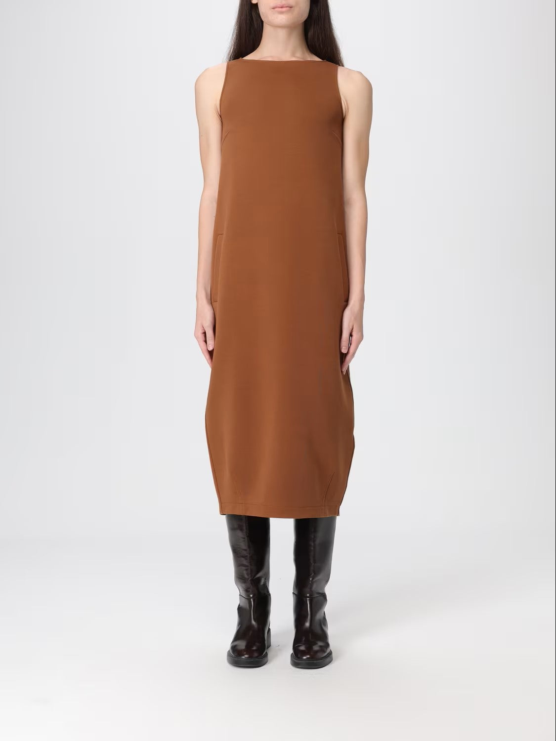 Albio Midi Dress With Buttoned Back