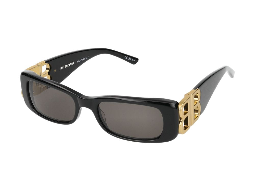 Sunglasses Balenciaga BB0096S 001 black gold grey 51/18/130