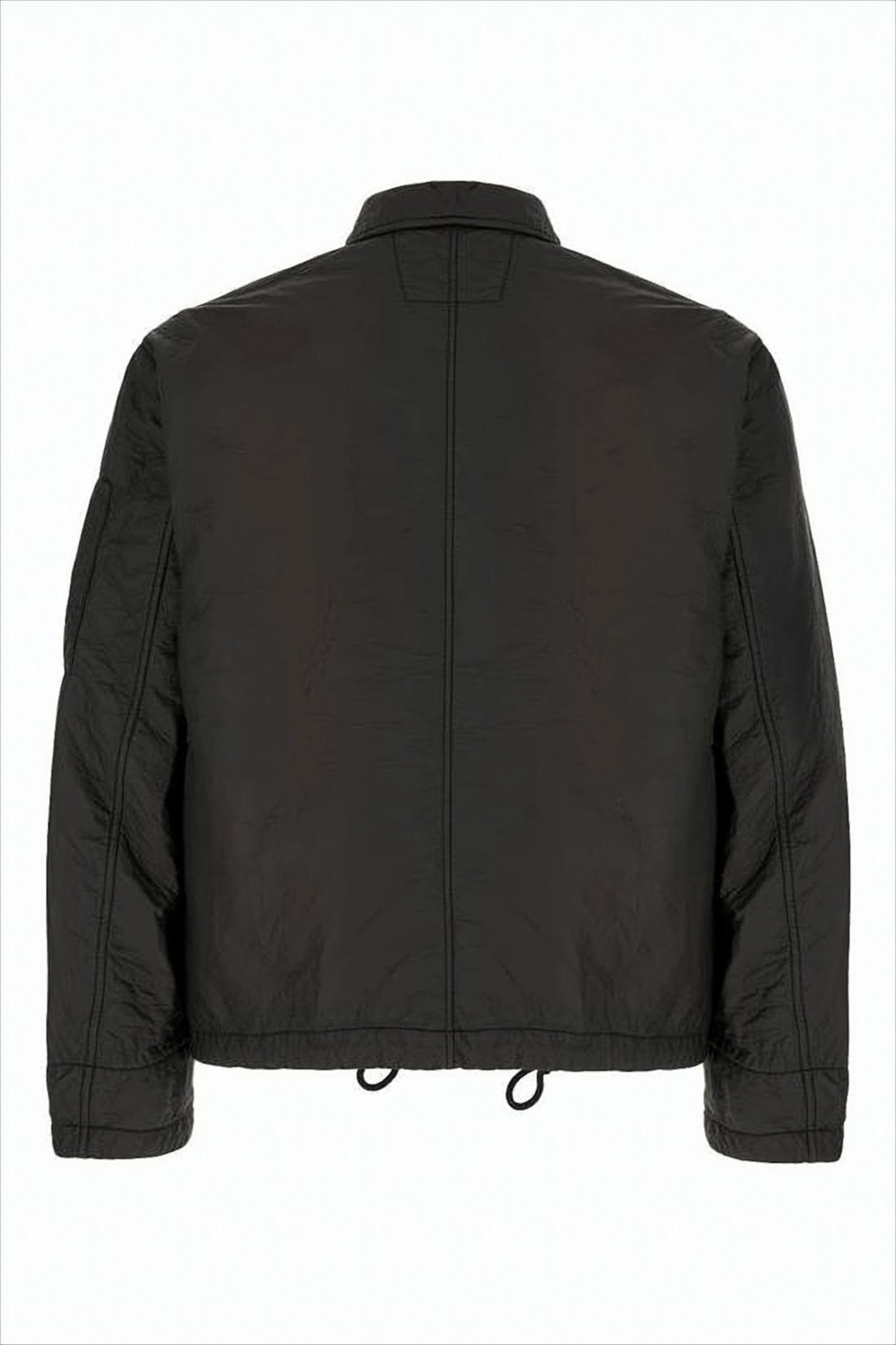 Cropped Padded Jacket with High Collar