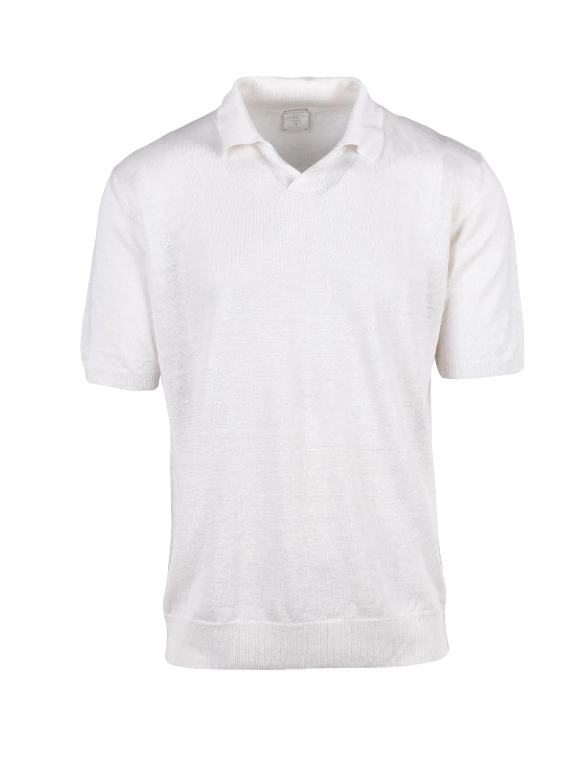 White Linen Piqué Polo