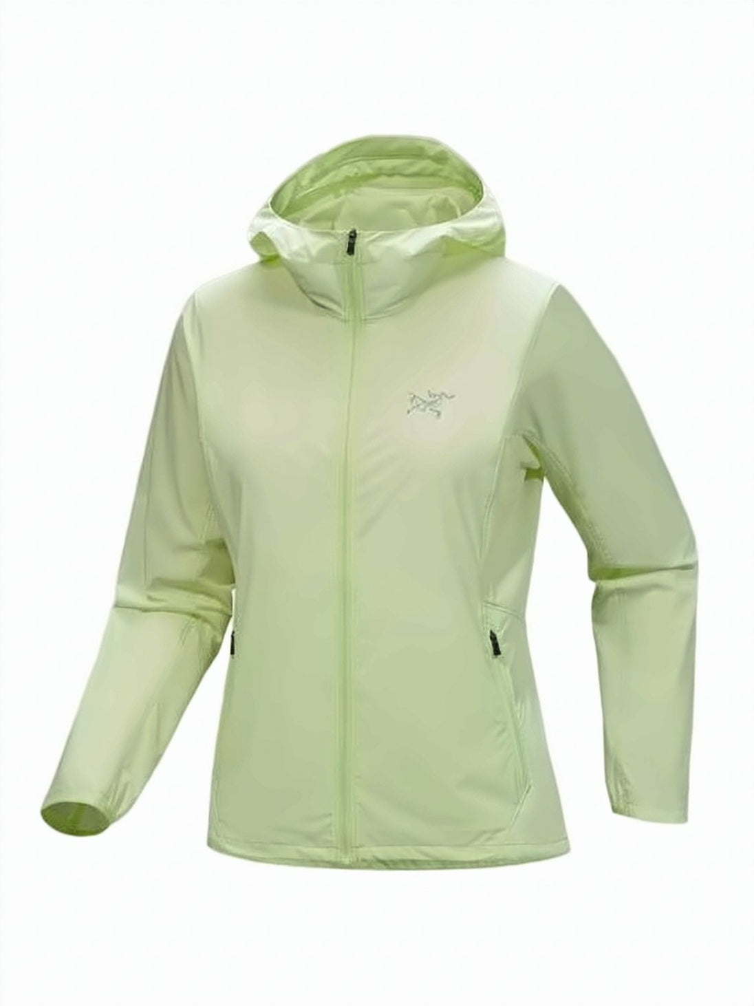 Black Lightweight Nylon Elastane Fitted Jacket