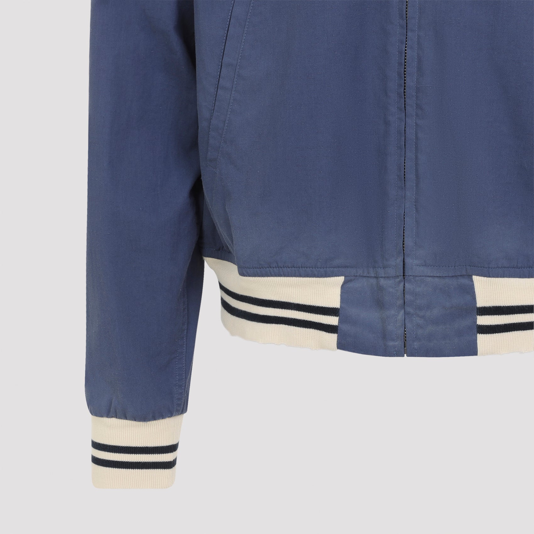 Muted Blue Casual Jacket