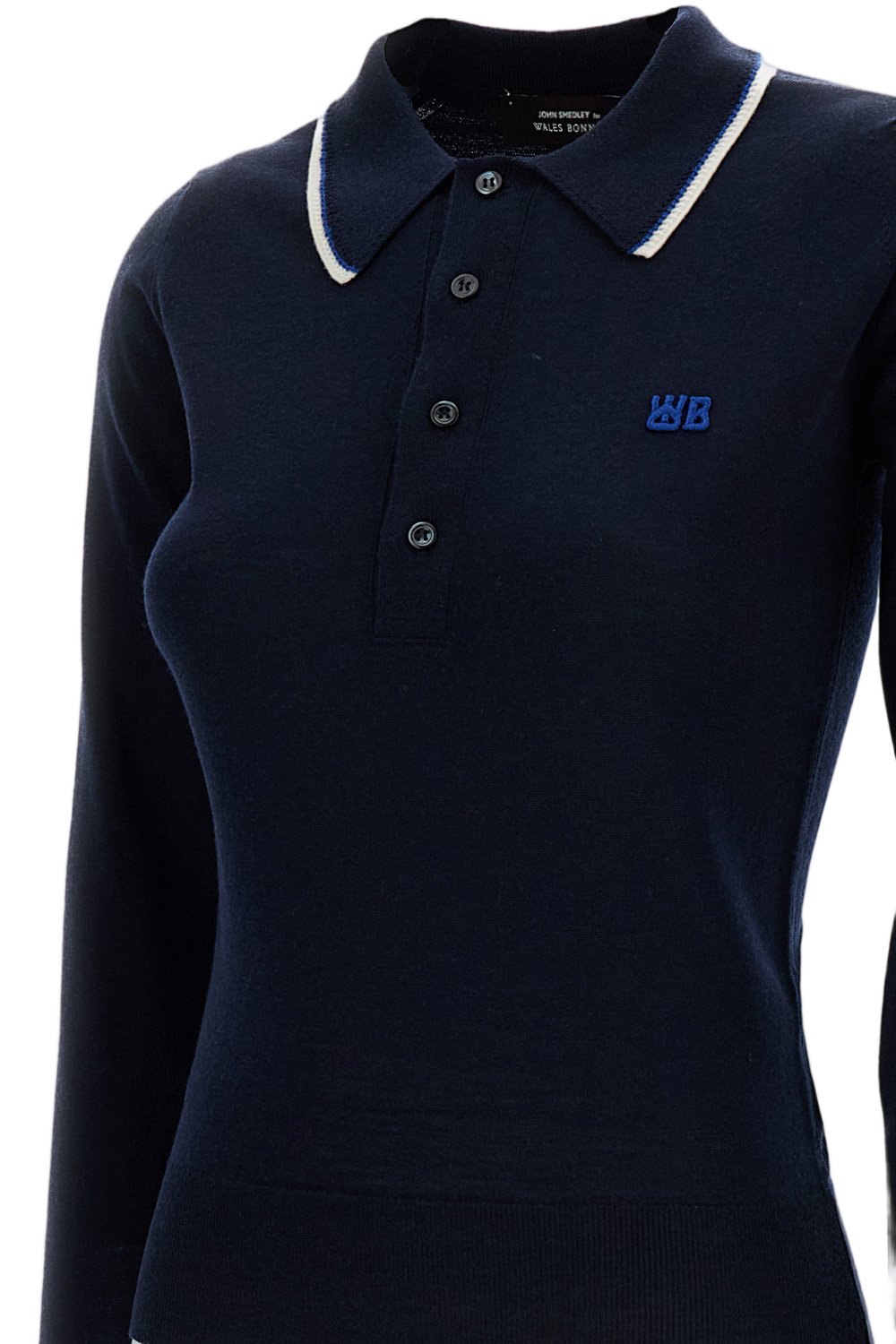 Merino Wool Embroidered Logo Sweater