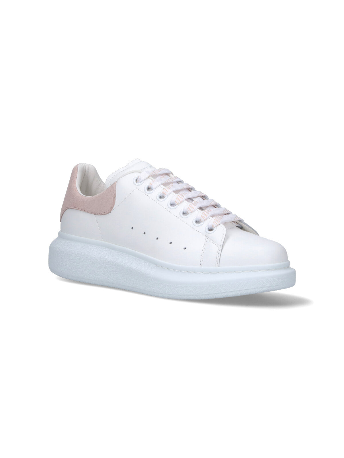 "Oversize" Sneakers, In White Calfskin