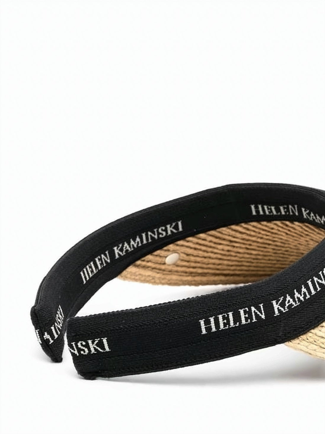 Neutral Woven Raffia Blanca 8 Visor