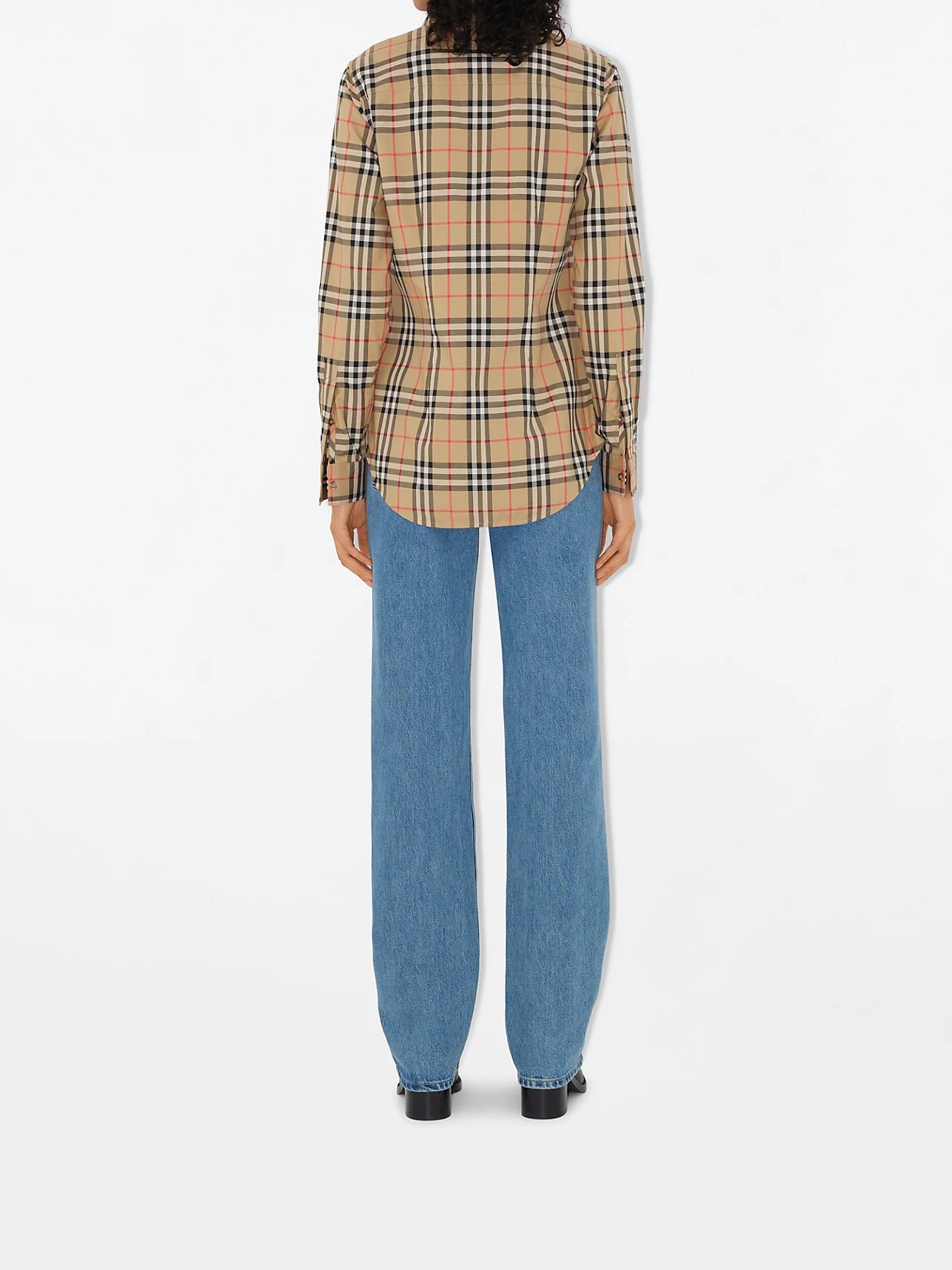 Lapwing Sr Check Pattern Button-Up Shirt