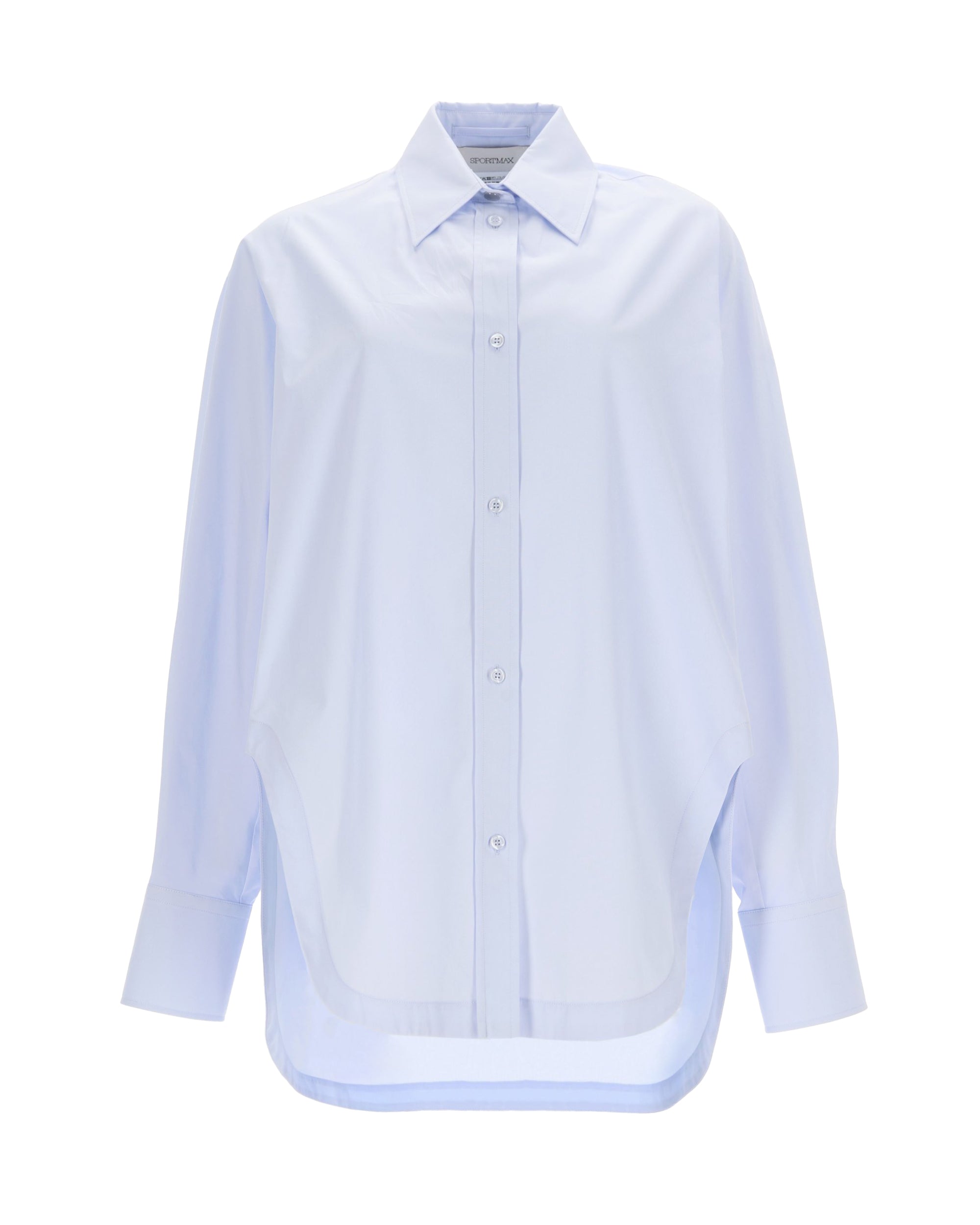 Optic White Pure Cotton Poplin Tunic Top