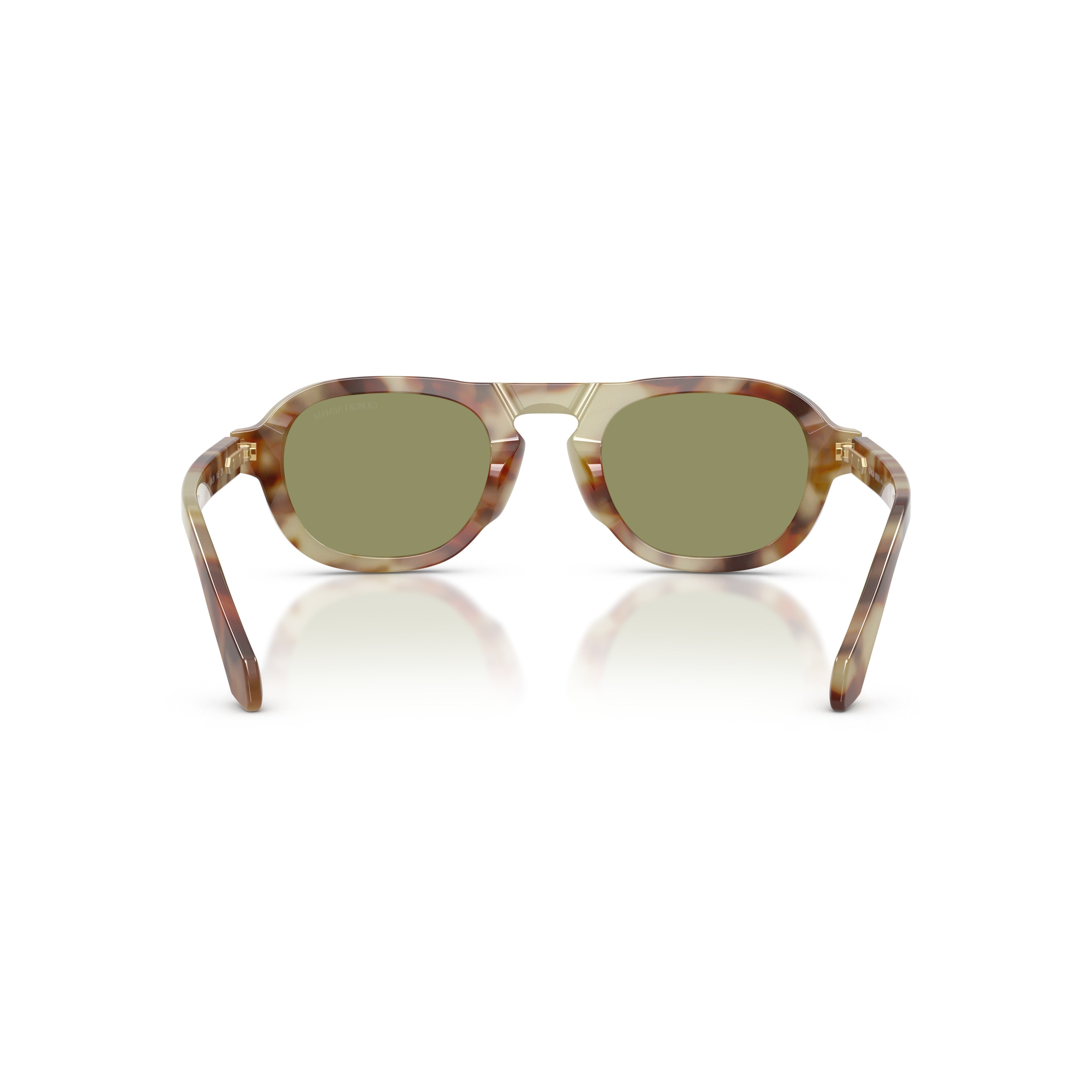 0ar8244 Geometric Tortoiseshell Sunglasses with Rectangular Lenses