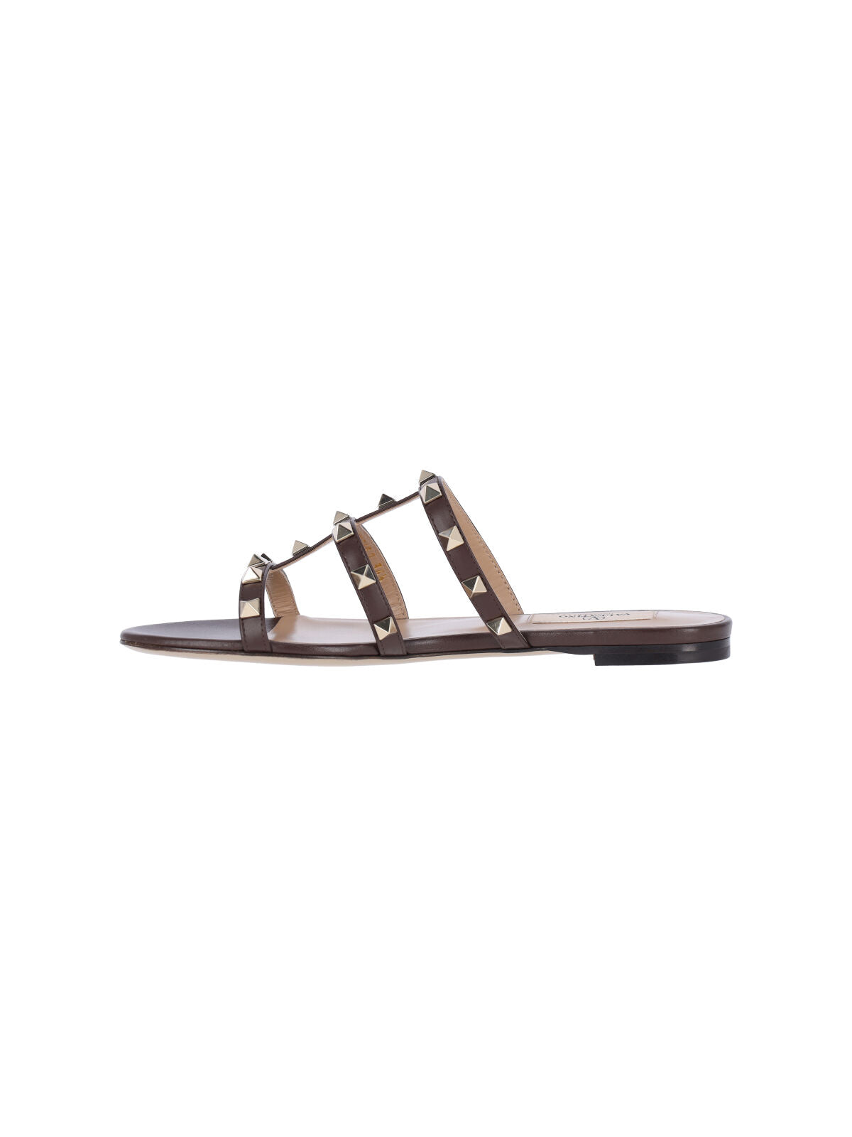 "Rockstud" Sandals – Brown