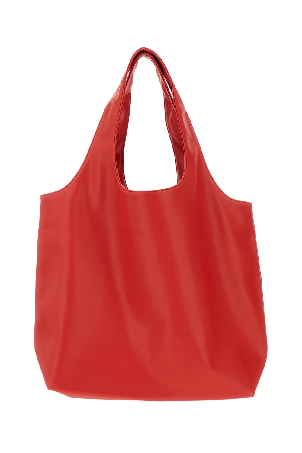Red Tote Ninon Faux Leather Bag
