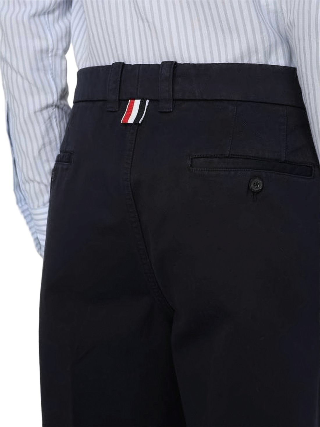 Tailored Mid-Rise Straight-Leg Pants