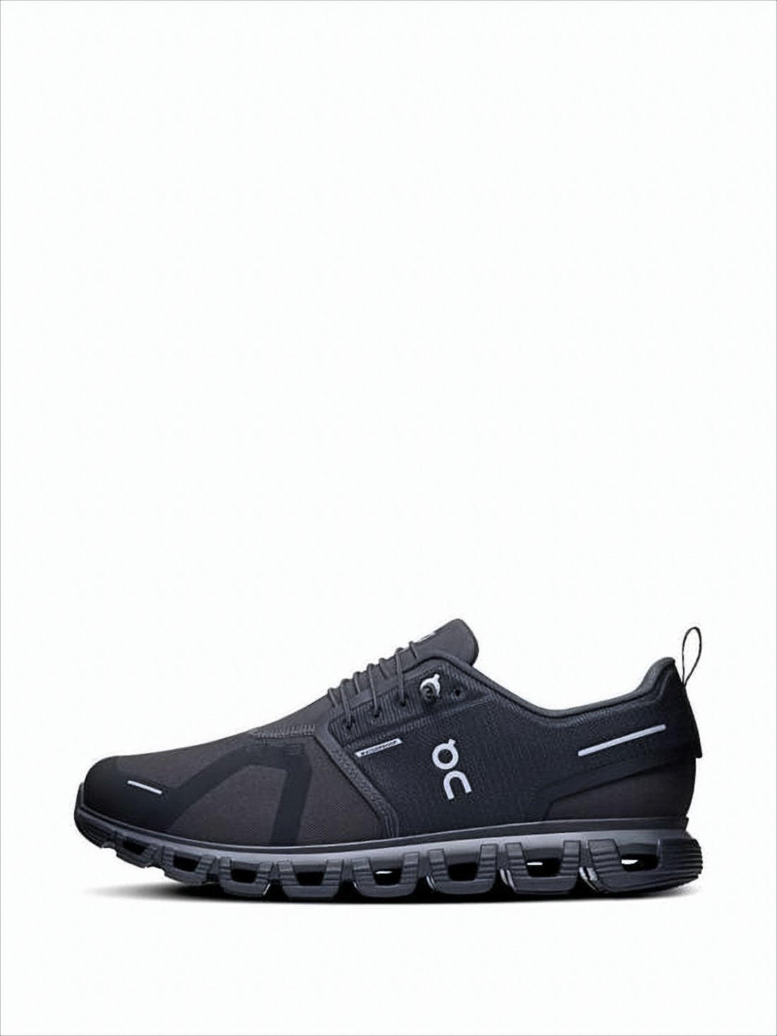 Black Sneakers with Breathable Recycled Polyester Upper