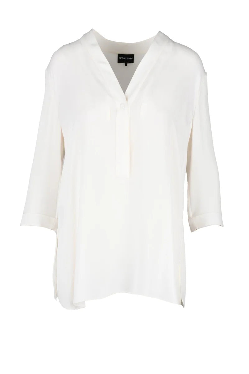 Silk Blouse - White