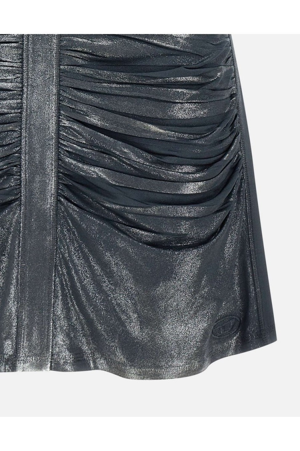 Gathered Multicolor Skirt With Soft Shine