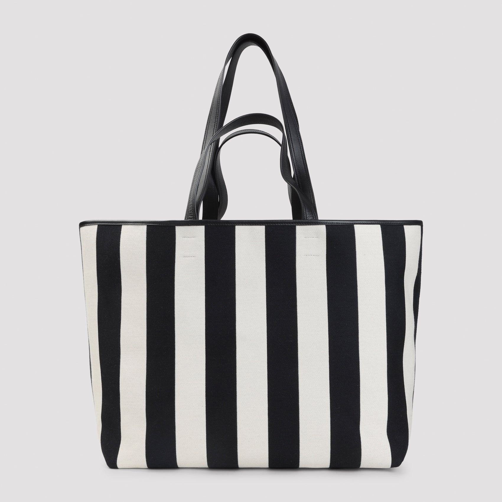 Cotton Canvas Shopper Tote Bag