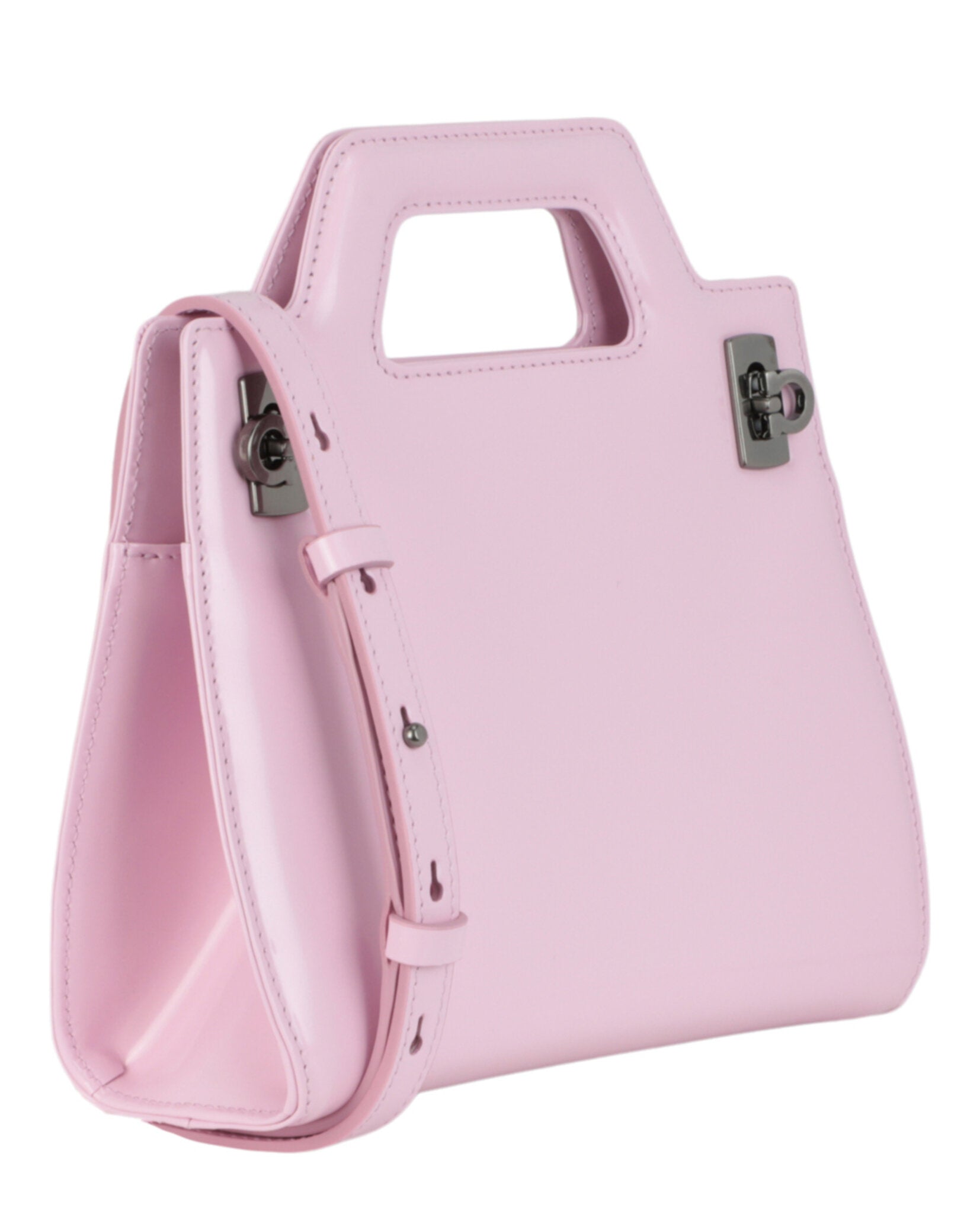 Mini Wanda Leather Top-Handle Bag