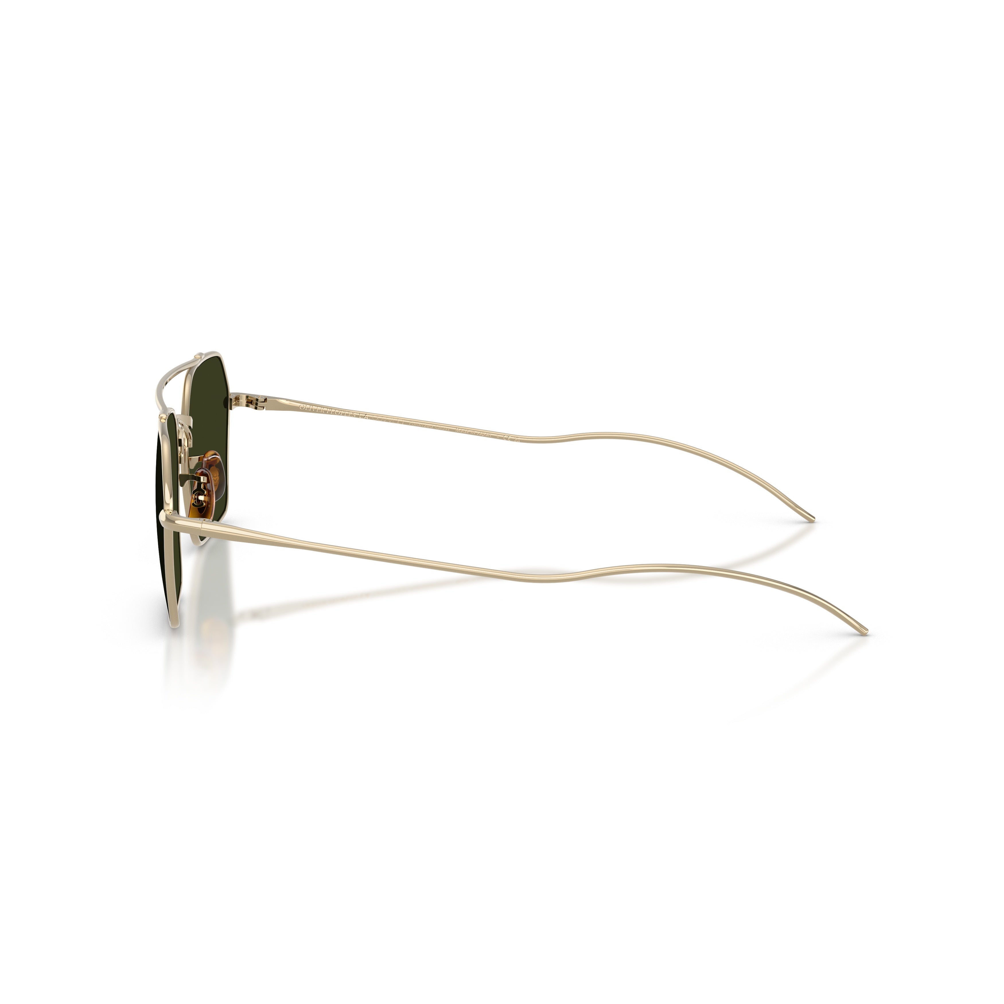 0ov1365st Rectangular Titanium Sunglasses with Double Bridge