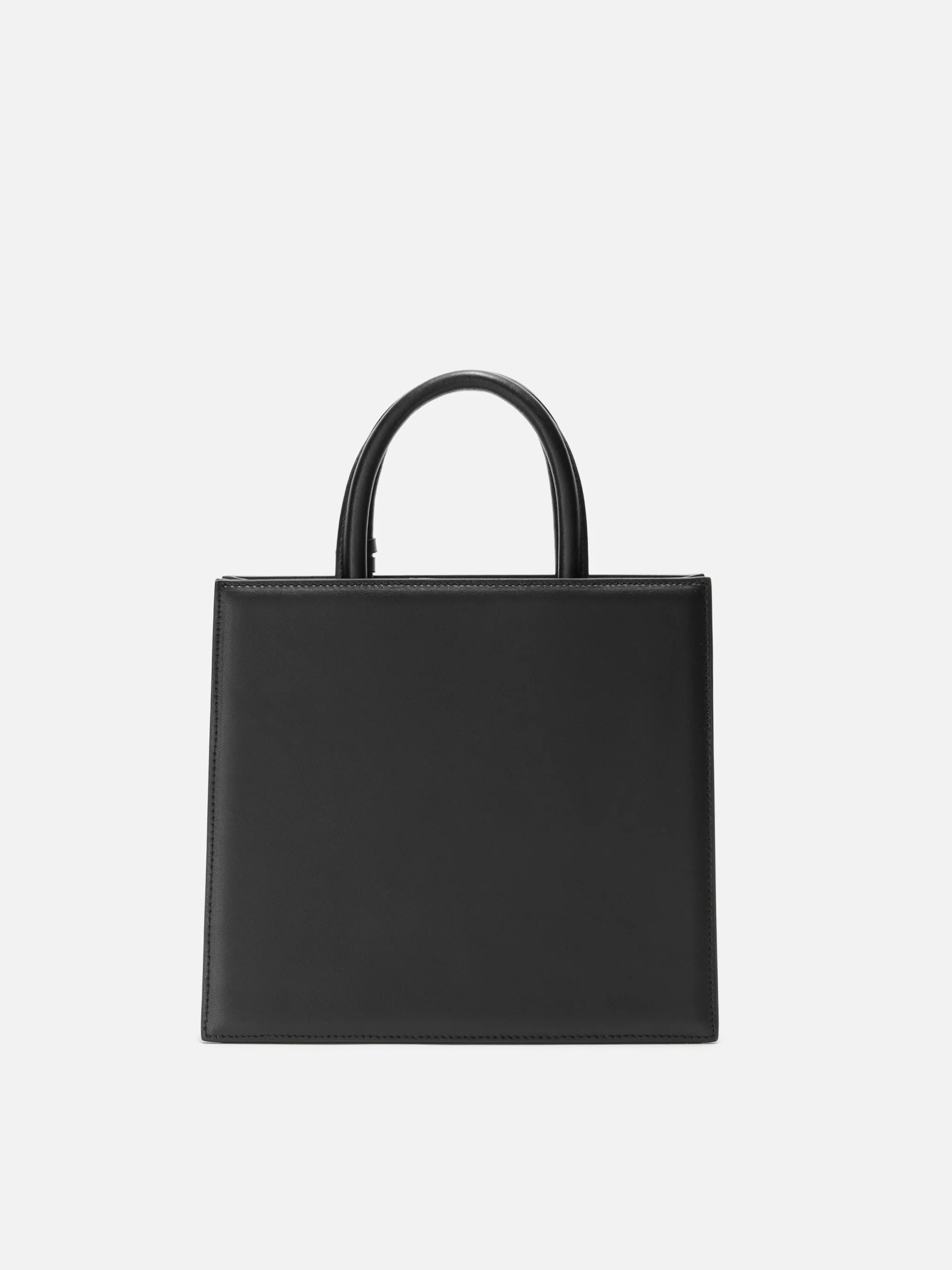 Compact Midi Tote Bag With Rectangular Silhouette