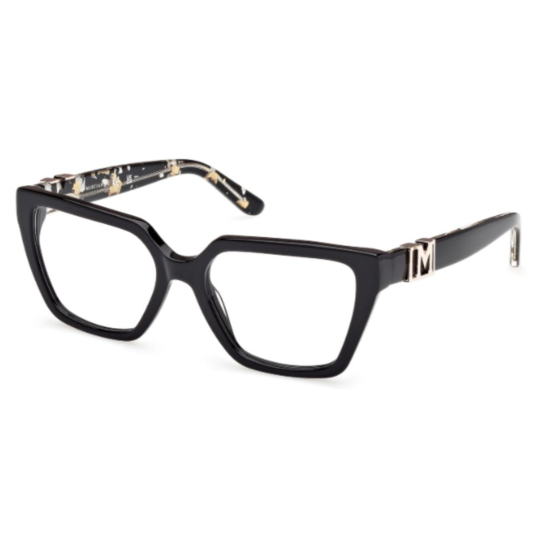 Gm50028 Oversized Square Frame Eyeglasses with Tortoiseshell Temples