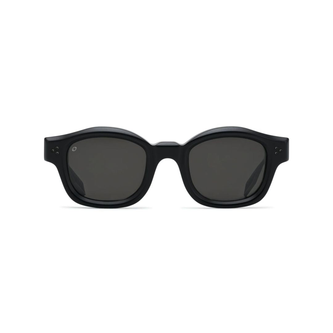 V2 Square-Frame Acetate Sunglasses with Gold Accents
