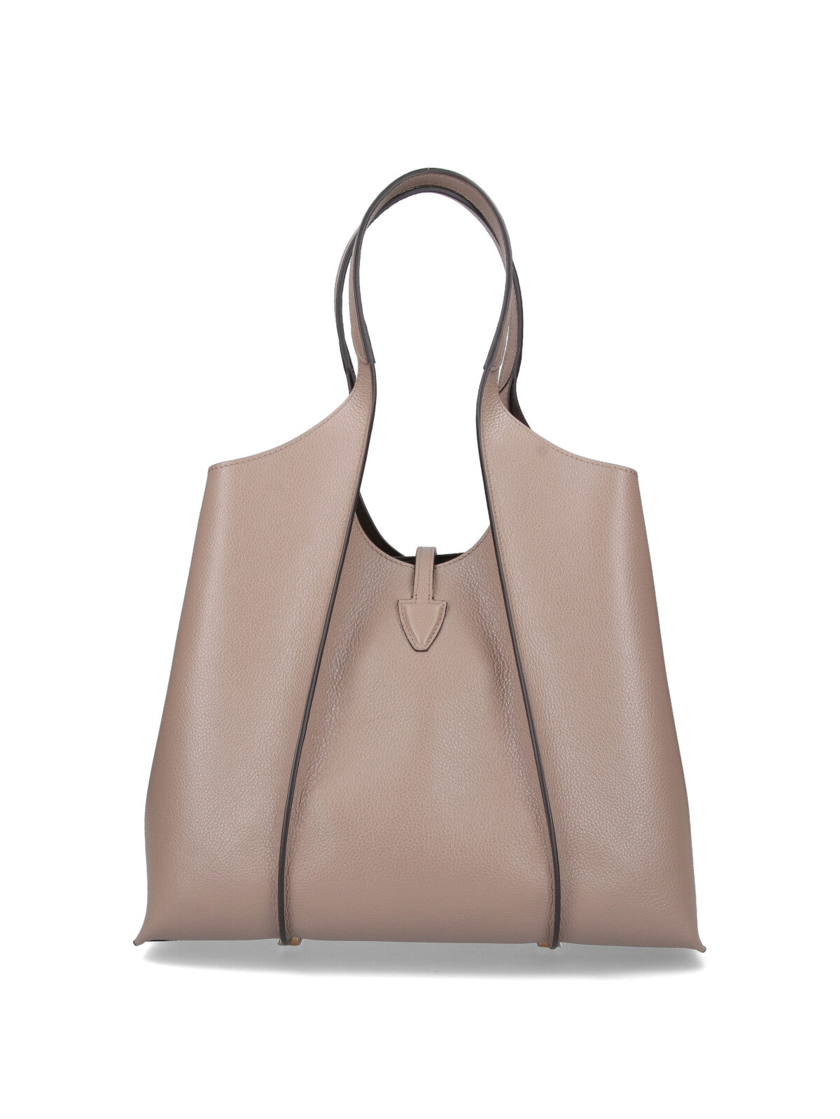 Tote Bag in Taupe Leather