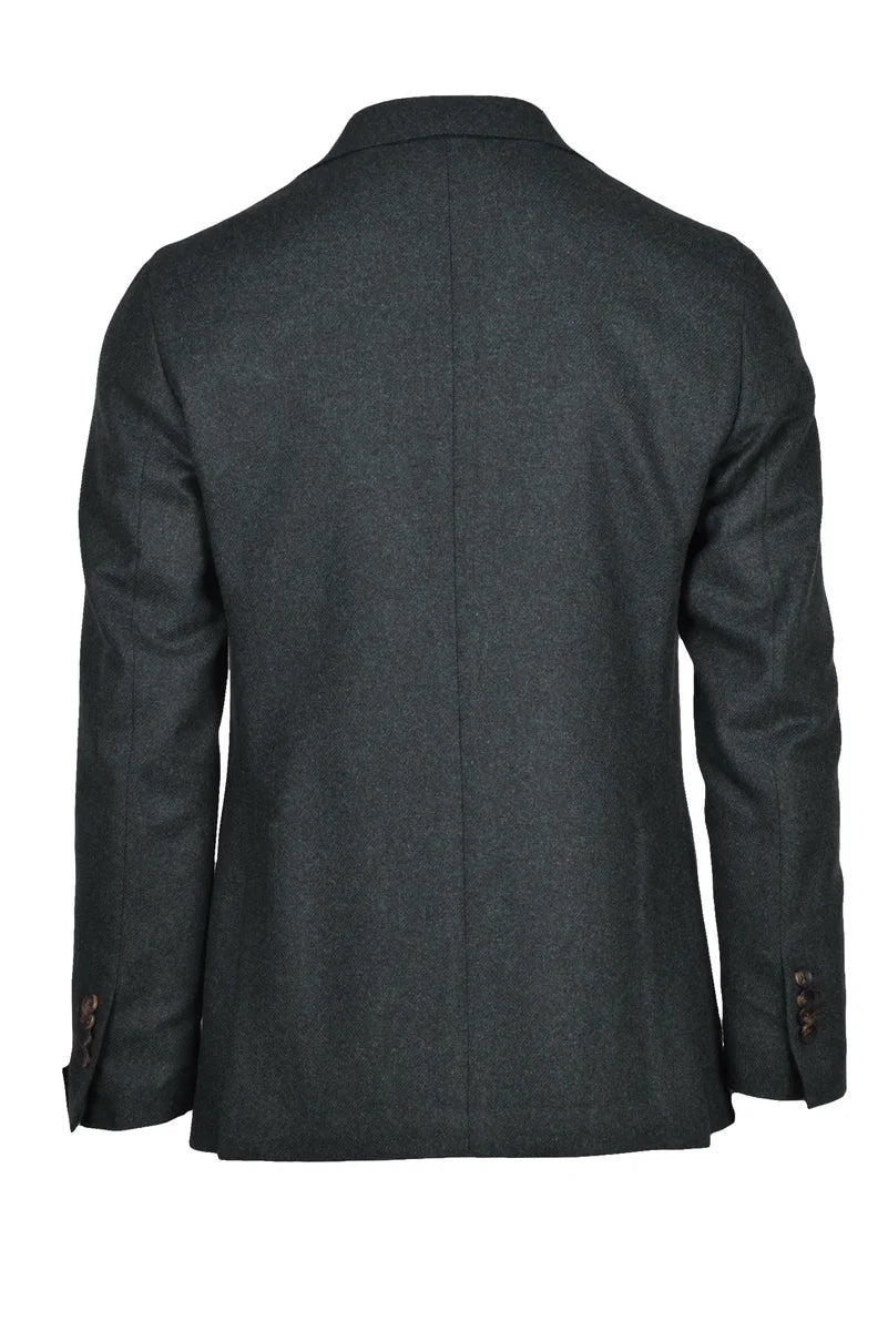 Virgin Wool Blazer - Green