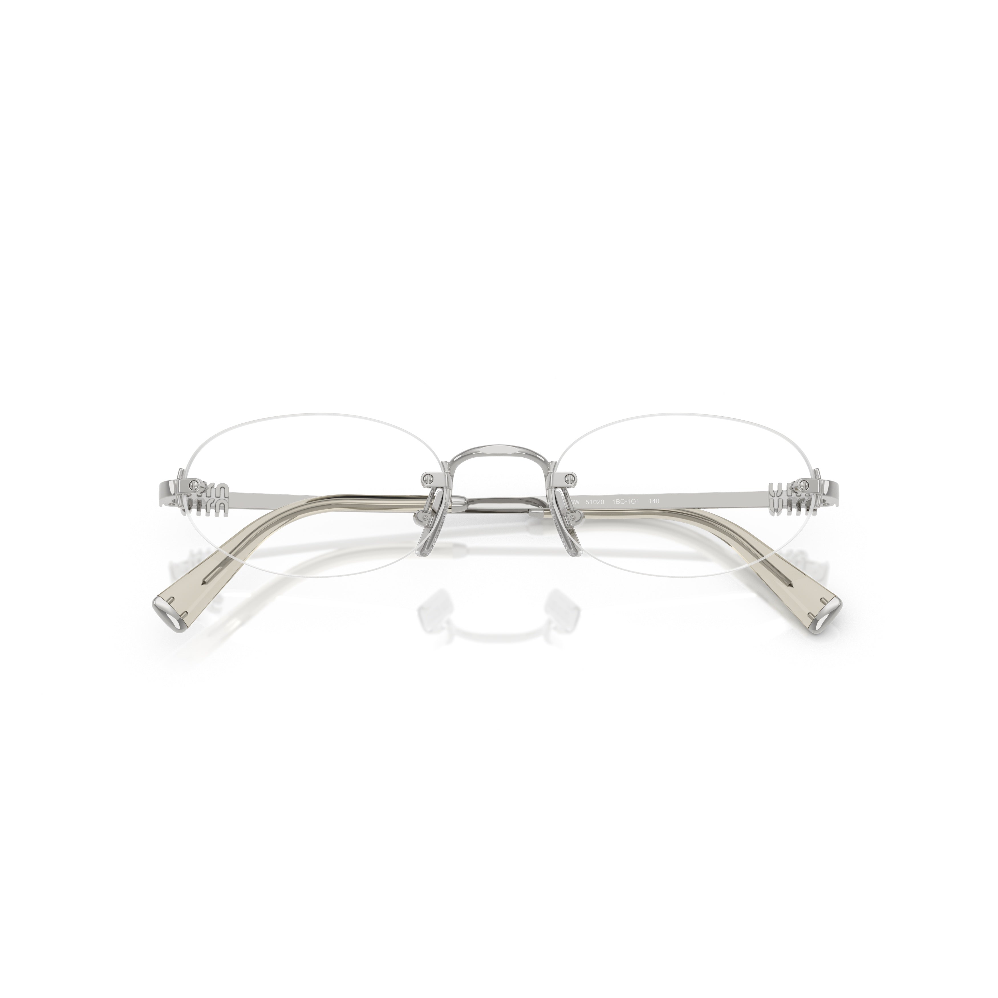 0mu 53wv Rimless Oval Eyeglasses