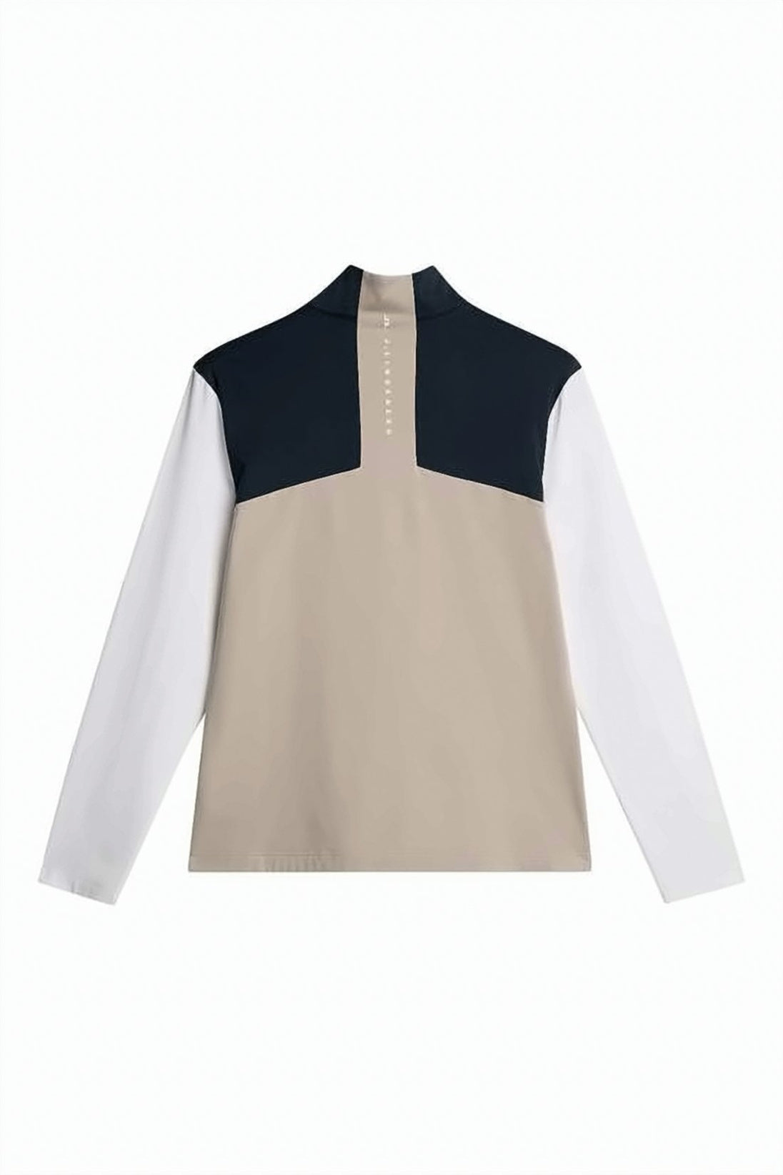 Color-Block Long-Sleeve Top With Modern Aesthetic