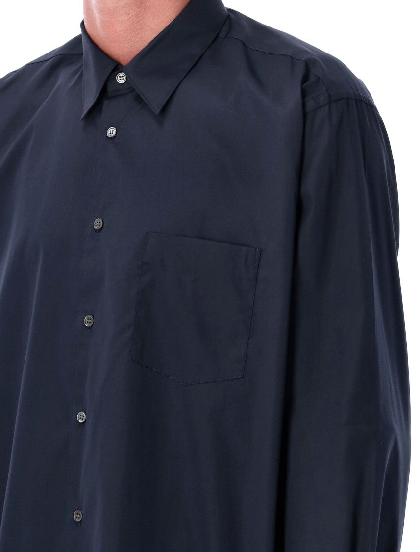 Dark Blue Cotton Shirt