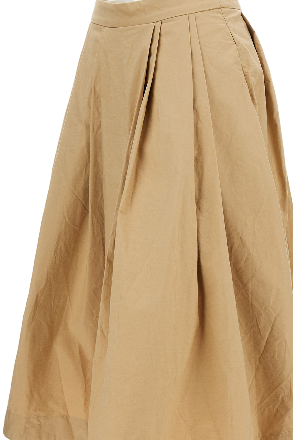 Flared Pleated Skirt